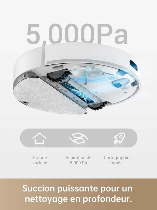 Прахосмукачка робот Dreame D10s LiDAR навигация и картографиране