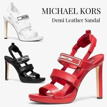 Michael Kors Demi Leather Sandal, естествена кожа