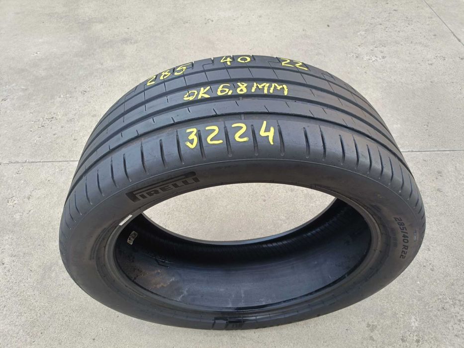 O anvelopa vara 285 40 22 pirelli p zero pz5 profil de 6,8 mm dot 3224