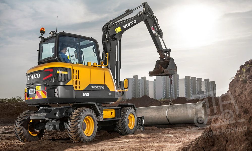 Услуга экскватора и погрузчика 3в1 малютка