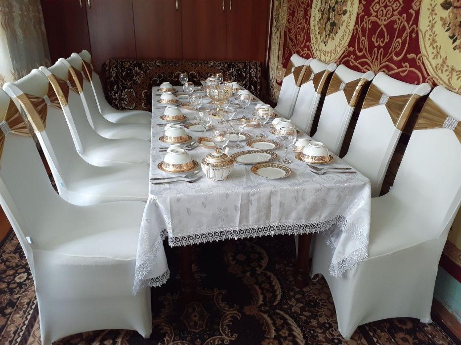 Прокат посуди стол стул самовар доставка 24/7