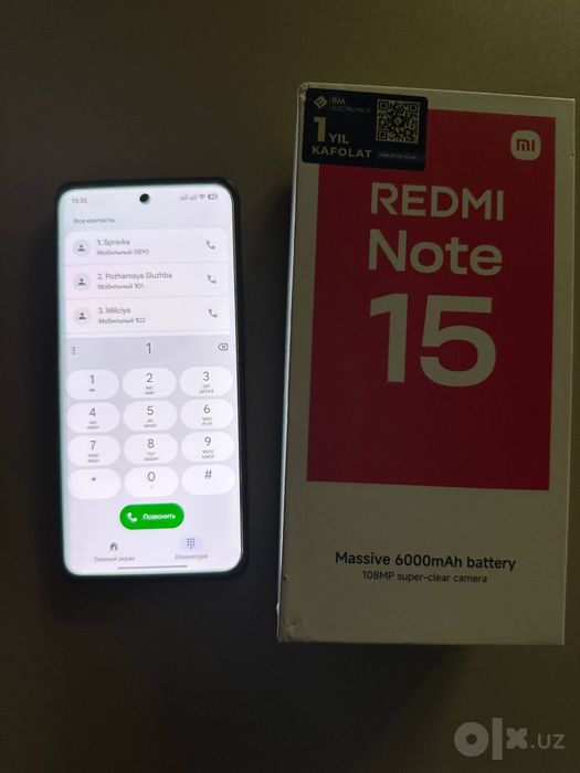 Redmi note 15 abmenga kuchli telga (pro pluslar kerak)