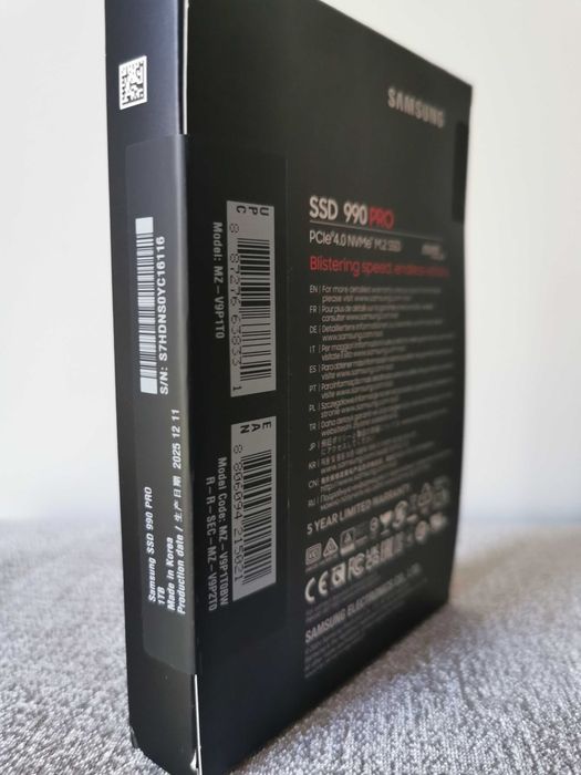 Samsung 990 Pro 2 Tb, 1 Tb si 870 QVO  8 Tb