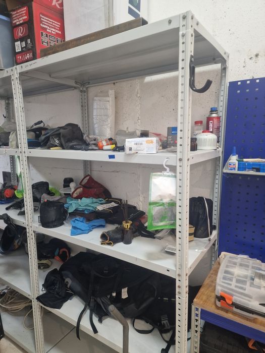 Стеллаж разборный металлический