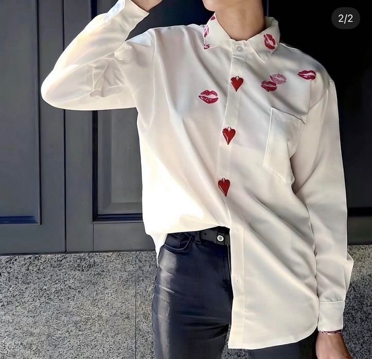 Риза Дамская Универсален Размер Нова