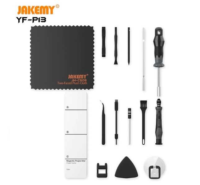 Trusa de scule Jakemy YF-P13 , 201 piese pentru reparatii / N2