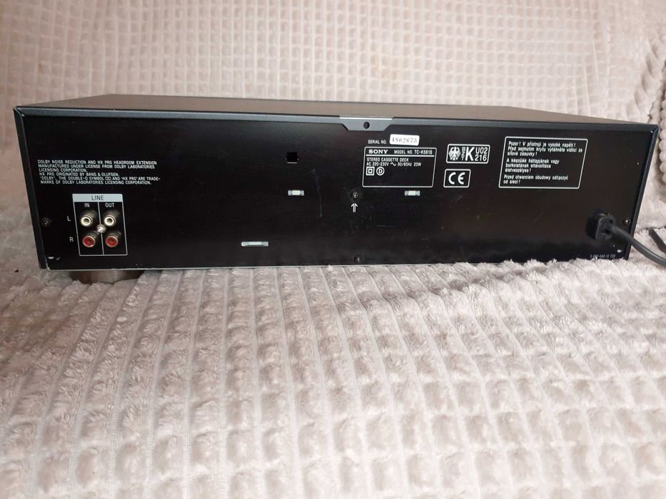 casetofon deck Sony TC-K561S 3 capete dolby S