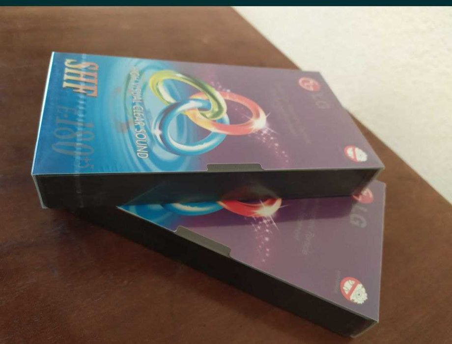 Видеокассеты LG 185 min в двух видах