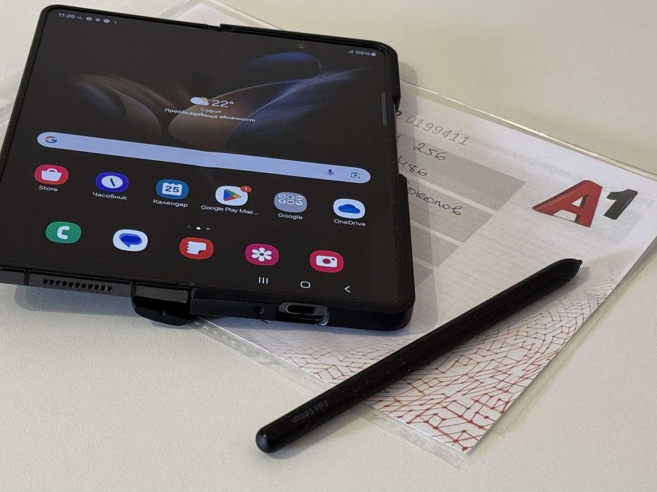 Гаранция! Бартер! Galaxy Z Fold 4 Phantom Black (Черен)