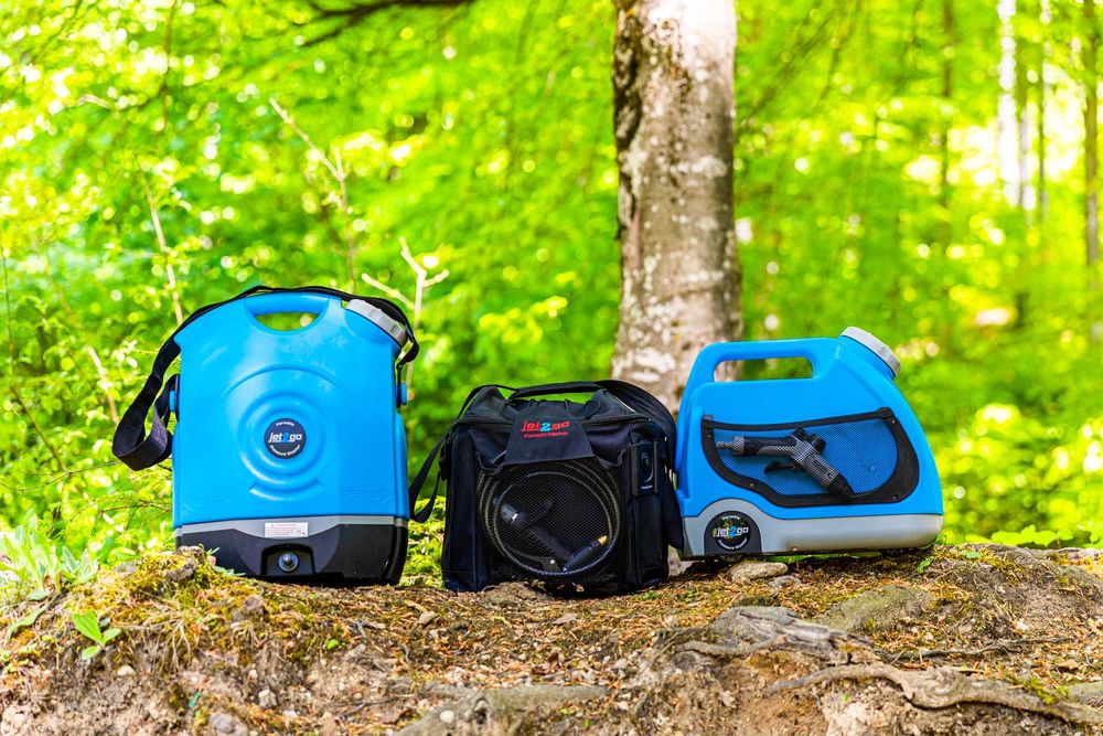 Aparat portabil de spalat cu presiune Jet2Go C1S, 17L, baterie inclusa