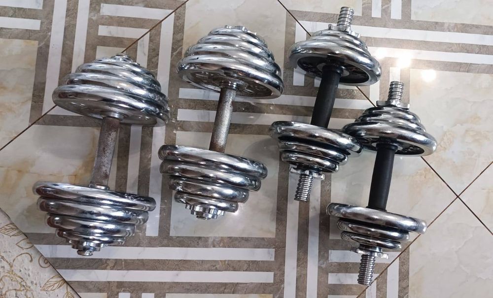 гантели 20 и 30 кг общий вес