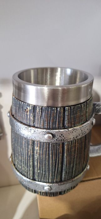 Нова Метална Халба -Чаша с Дръжка - 560мл Къмпинг