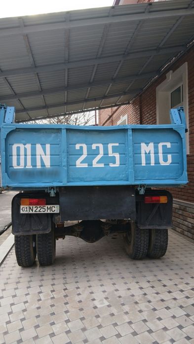 Zil MMZ 4502 rangi ko'k 
ishlap chiqarilgan yili 1988
Yuk ozi ag'daruv