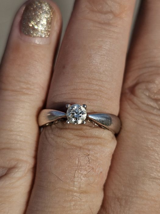 Бриллиант 4.5мм 585проба