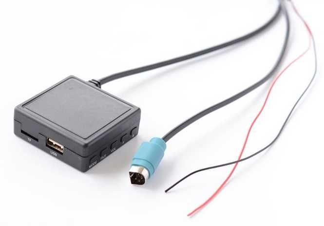 Адаптер AUX USB блютуз на Pioneer Alpine JVC Аудио кабель AUX
