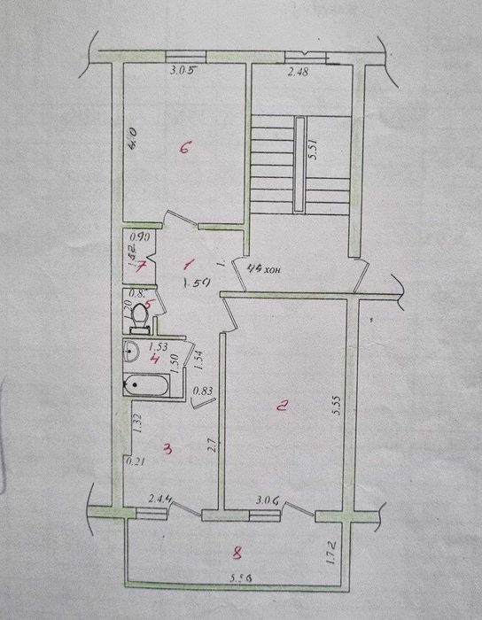 2 xonali uy kvartira sotiladi 10-mikrorayon Maklersiz