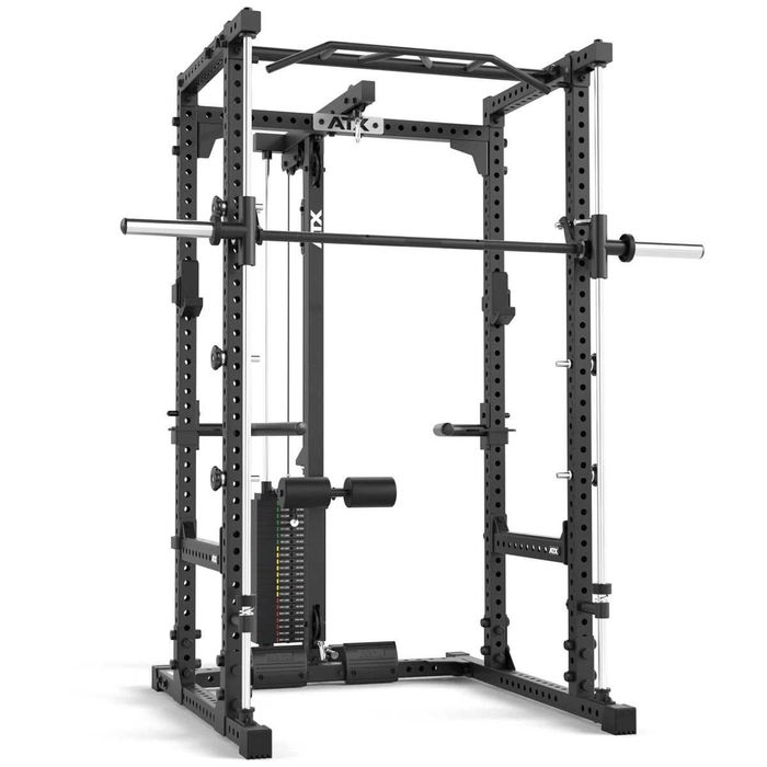 Смит Машина / Вграден Скрипец 115 кг / Стойка Power Rack / Фитнес Уред