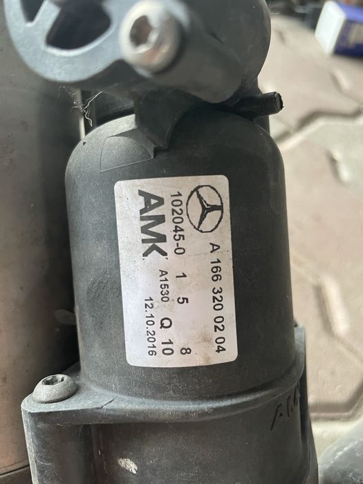 Perne aer telescop fata spate stanga dreapta compresor perne bloc valve mercedes gle w166 250d