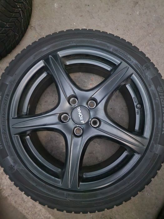 5x112 17 цола джанти Ronal със зимни гуми 225/45R17 VW/Audi/Seat/Skoda