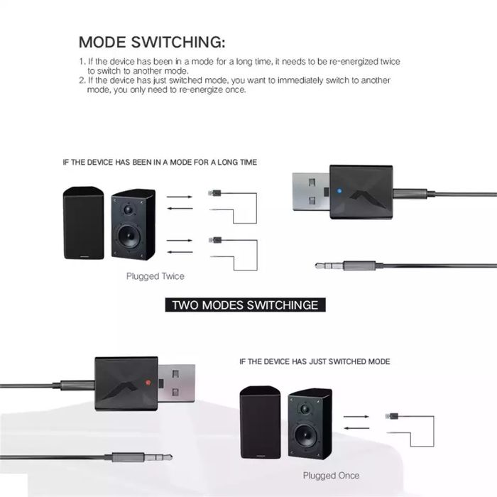 Блютуз адаптер приёмно-передающий. Bluetooth transmitter receiver adap