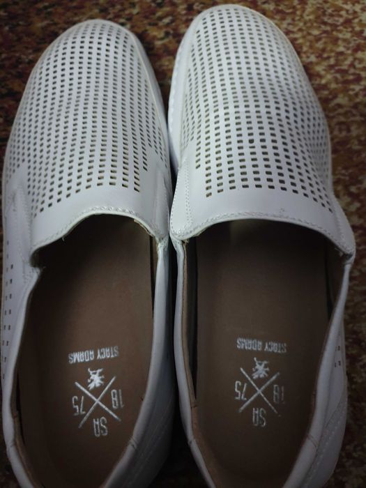 Pantofi sport de vara albi STACEY ADAMS superbi masura 47