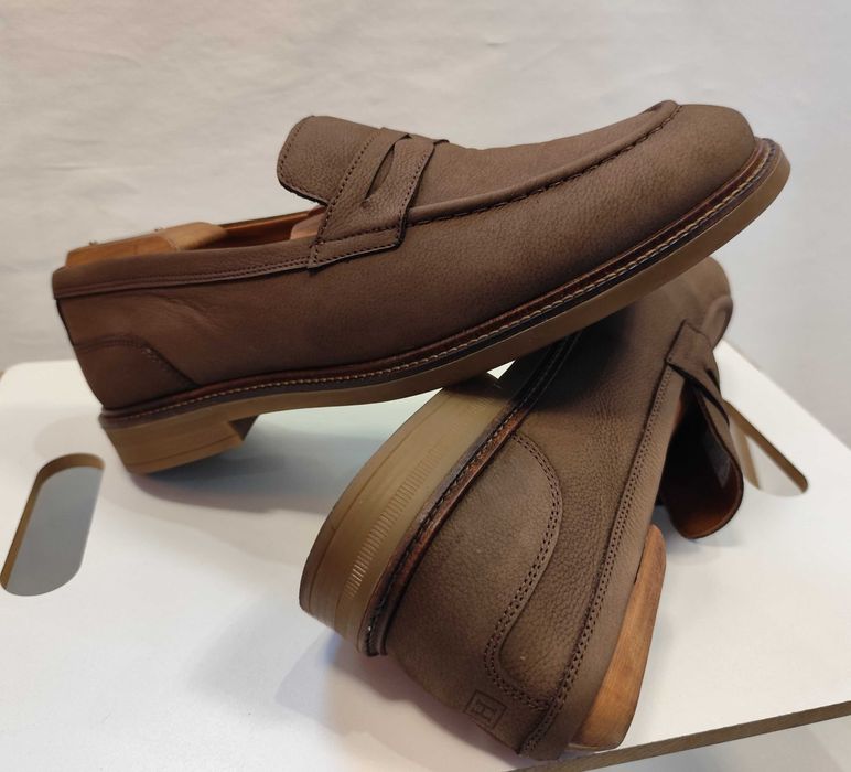 Pantofi loafer 43 43.5 44 de lux Hackett London piele naturala nappa