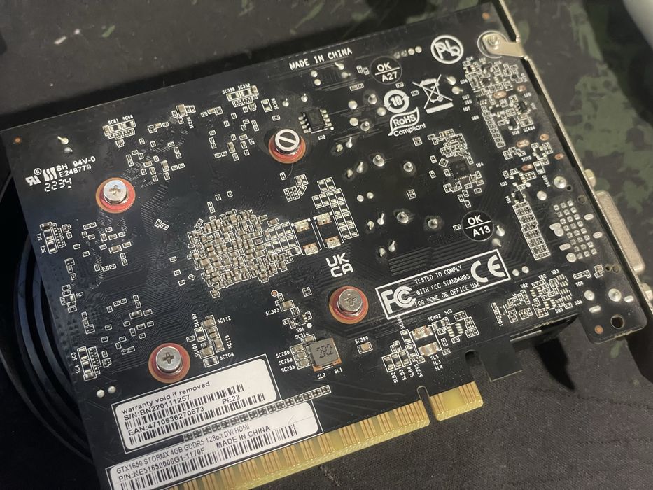 Видеокарта gtx1650 4гб