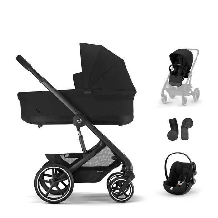 Количка Cybex Balios S Lux в цвят Moon Black