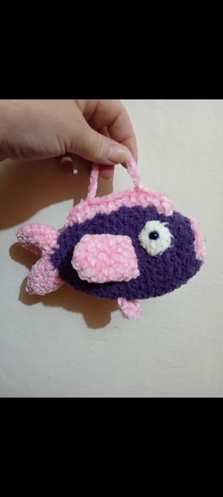 Рыба плюшевая игрушка