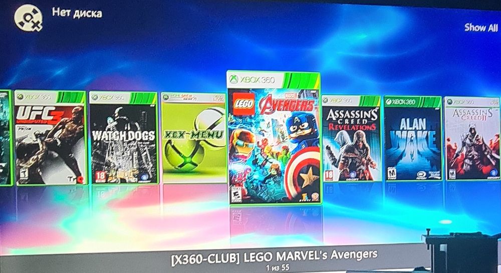 Xbox 360 slim. Прошит.