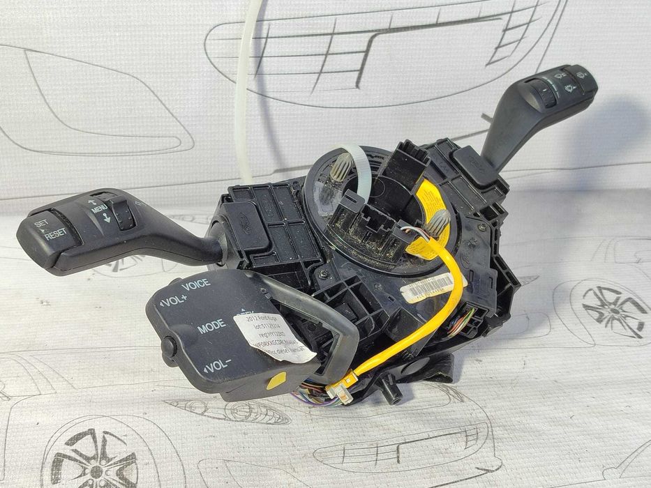 Ansamblu manete comenzi volan + spiră Ford Kuga I 3M5T6A75AE 2012 / [2008-2012] / (5B3)