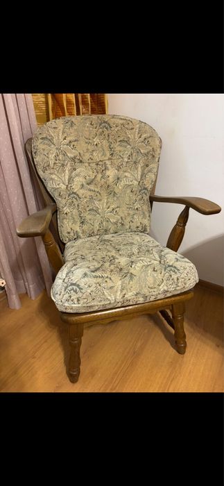 Set fotolii ai masa lemn masiv!