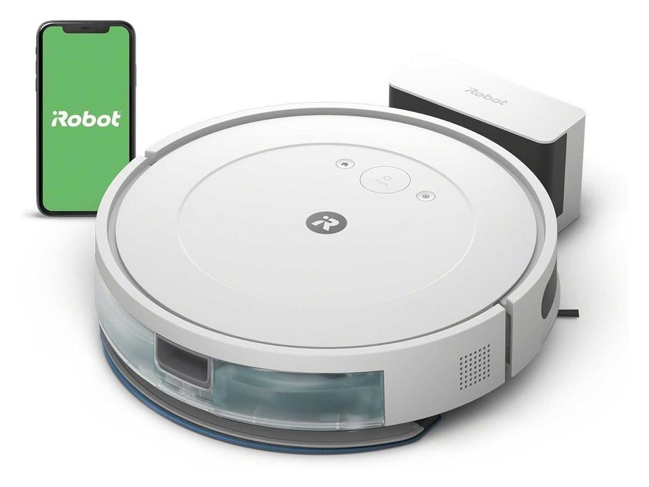Прахосмукачка робот iRobot Roomba Combo Essential (Y0112) Бяла