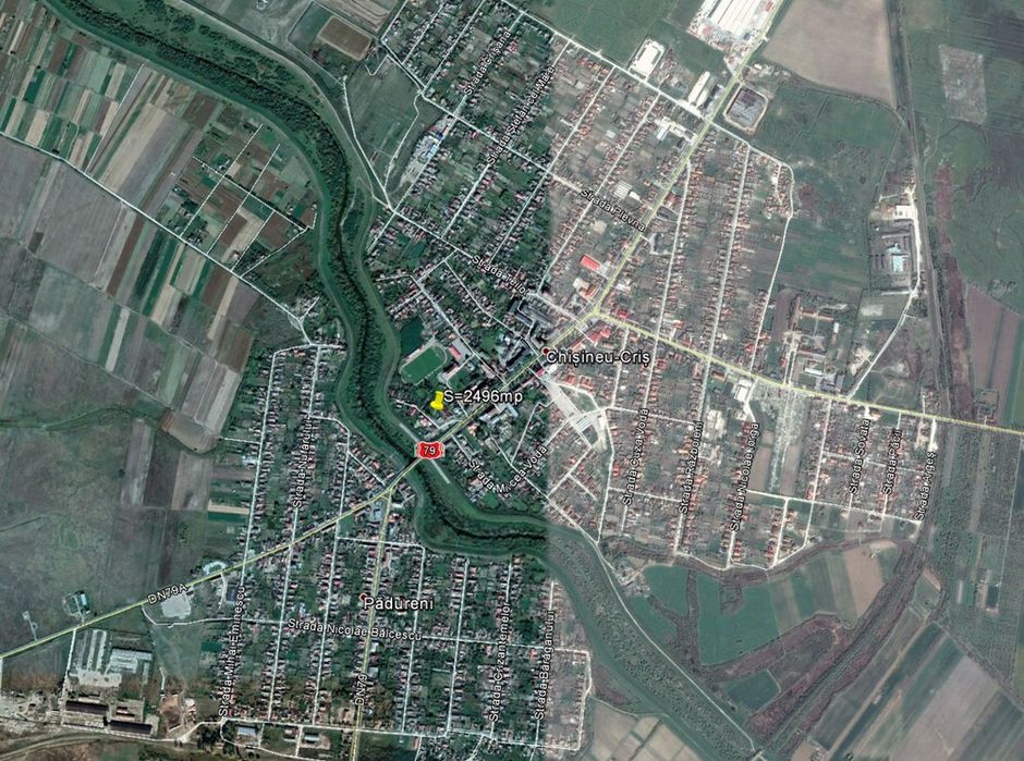 Teren ultracentral în Chișineu Criș 2500mp