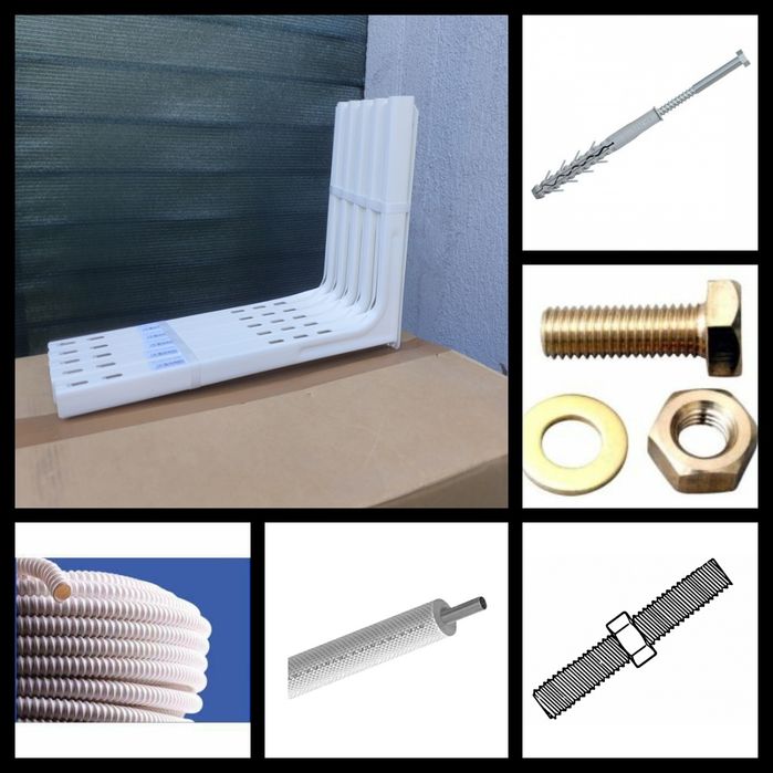 Furtun Condens ÷ Țeavă Cupru ÷ Diblu+Șurub ÷Suporți AC