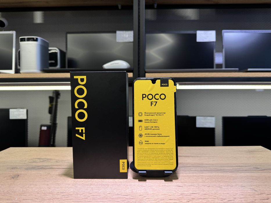 Poco F7, 12/512 GB, Black, полный комплект, в новом состоянии,1332/А10