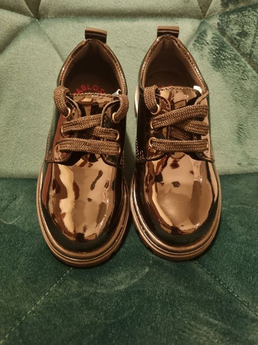 Pantofi fetita din piele naturala