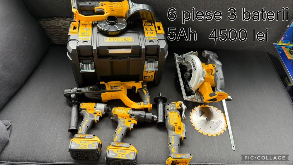Scule Dewalt noi Baterii 5Ah