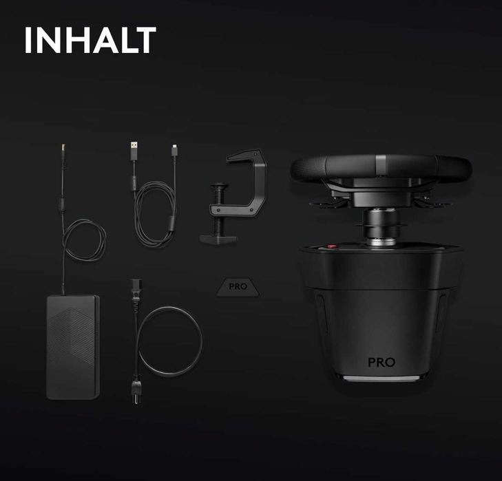 Logitech G PRO Racing Steering Wheel and
Logitech G PRO Racing Pedals