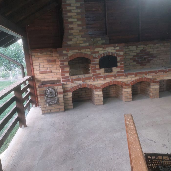 Grătare rustice din cărămidă