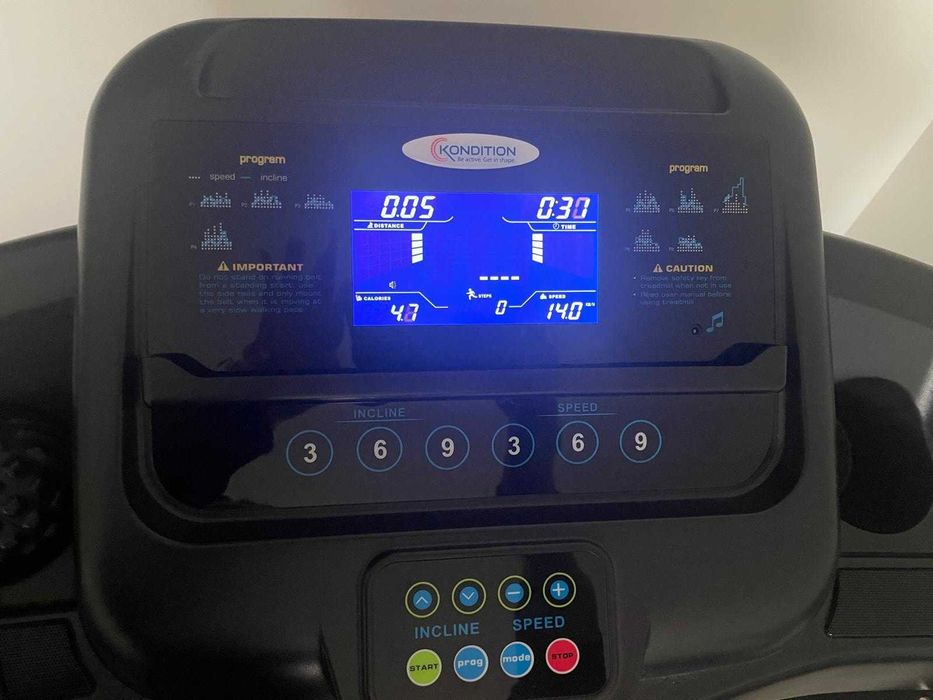 Bandă de alergat Kondition TD1140F – Stare excelentă / Pliabilă