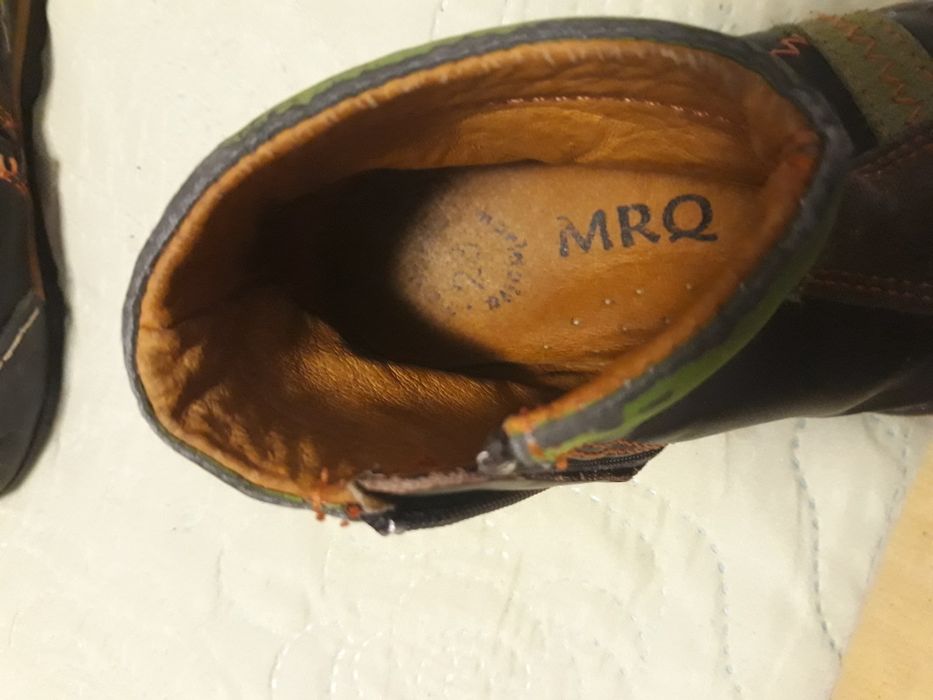 Cizme piele MRQ, mărimea 23, culoarea maro