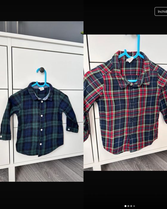 Lot cămășuțe H&M 80