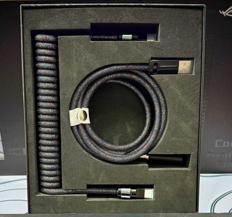 a28electronics - ASUS ROG - coiled aviator cable