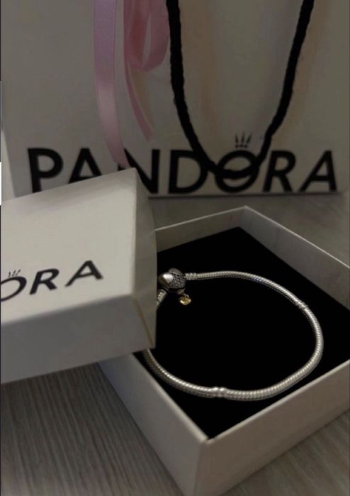В наличии!   Скидка! Pandora браслеты серебро 925 пробы