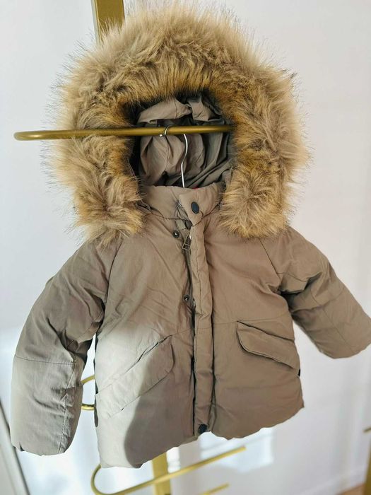 Детско зимно яке на Зара с парка