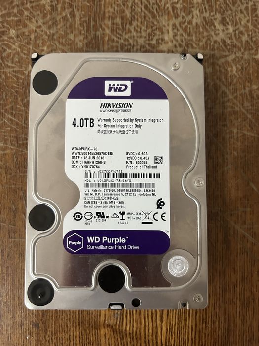Hard drive Hikvision 4TB