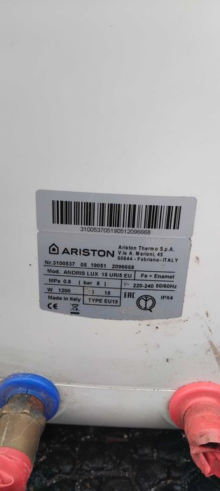 Boiler electric ariston 15