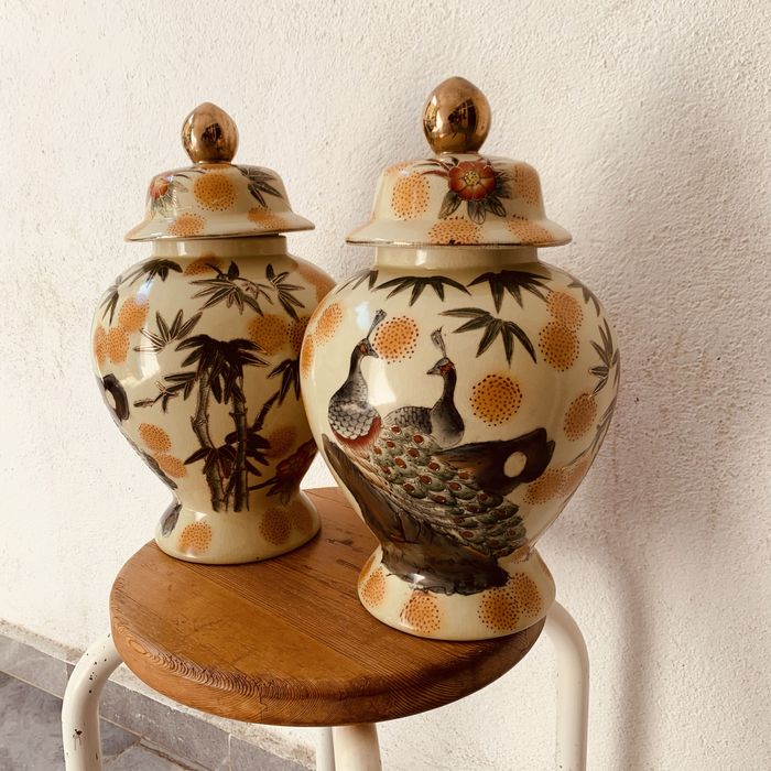 Ретро декоративни шведски керамични вази – комплект