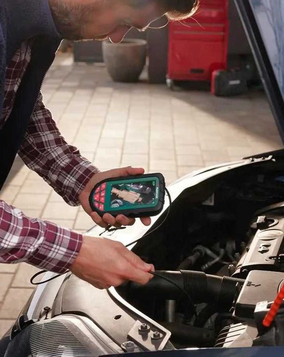 Cameră pentru inspecție, control; endoscopica, cu display color, noua sigilata, realizata in Germania; pentru locuri greu accesibile motor, canalizari